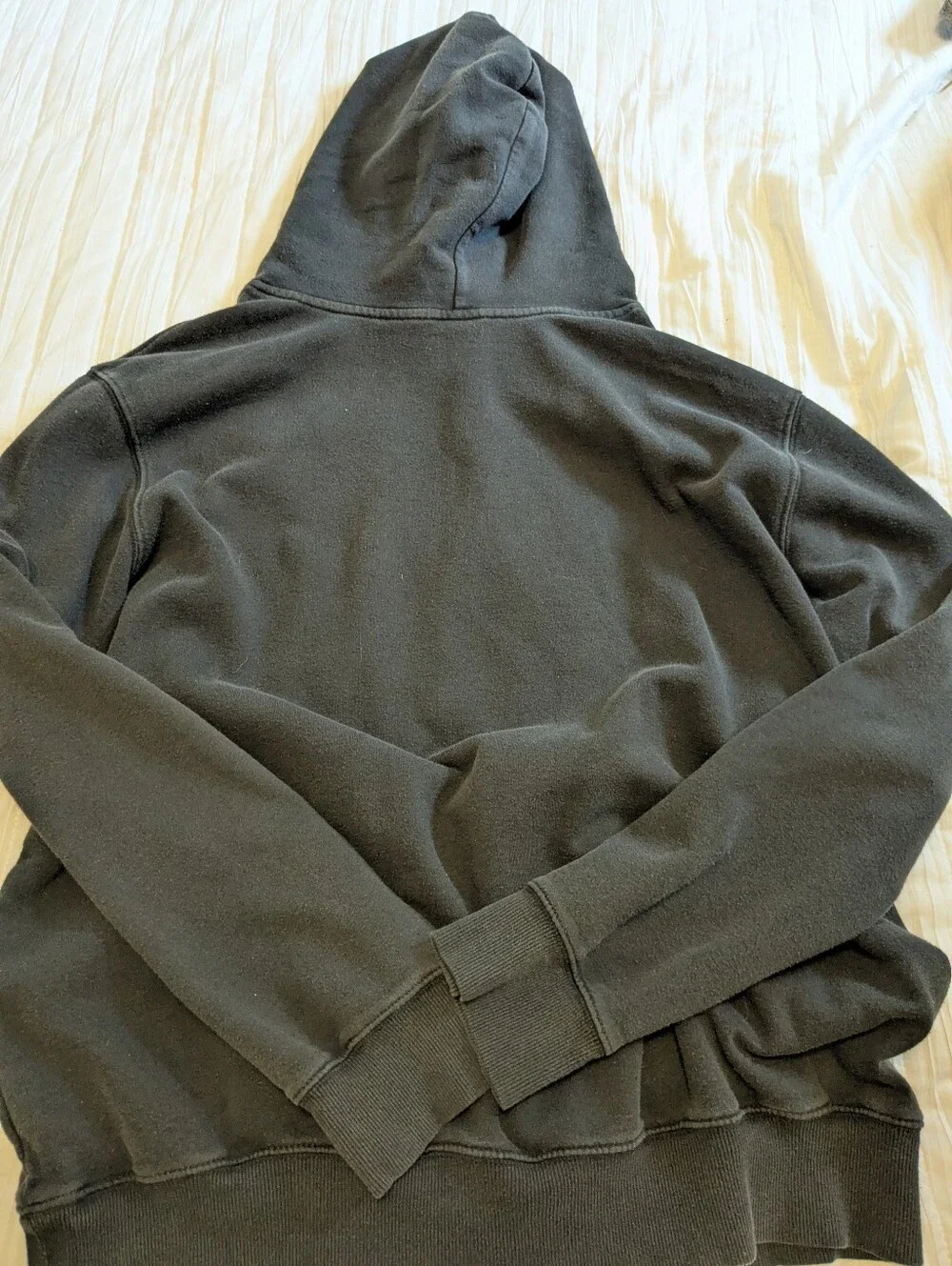 The North Face Black Hoodie with White Logo